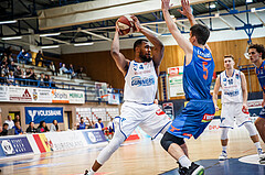 Basketball, Admiral Basketball Superliga 2019/20, Platzierungsrunde 1.Runde, Oberwart Gunners, Kapfenberg Bulls, Austin Williams (4)