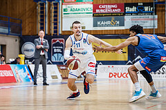 Basketball, Admiral Basketball Superliga 2019/20, Platzierungsrunde 1.Runde, Oberwart Gunners, Kapfenberg Bulls, Saimon Sutt (11)
