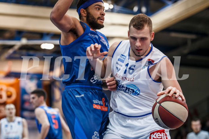 Basketball, Admiral Basketball Superliga 2019/20, Platzierungsrunde 1.Runde, Oberwart Gunners, Kapfenberg Bulls, Renato Poljak (16)
