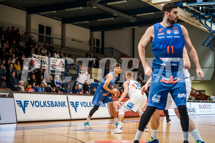 Basketball, Admiral Basketball Superliga 2019/20, Platzierungsrunde 1.Runde, Oberwart Gunners, Kapfenberg Bulls, Jeremy Jones (15)
