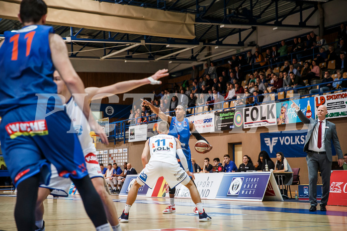 Basketball, Admiral Basketball Superliga 2019/20, Platzierungsrunde 1.Runde, Oberwart Gunners, Kapfenberg Bulls, Eric McClellan (8)