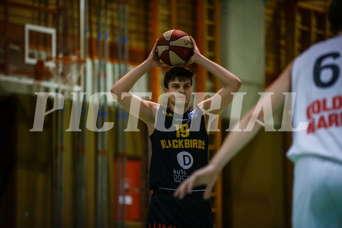 Basketball, Basketball Zweite Liga, Grunddurchgang 18.Runde, BBC Nord Dragonz, Jennersdorf Blackbirds, Jakob Ernst (19)