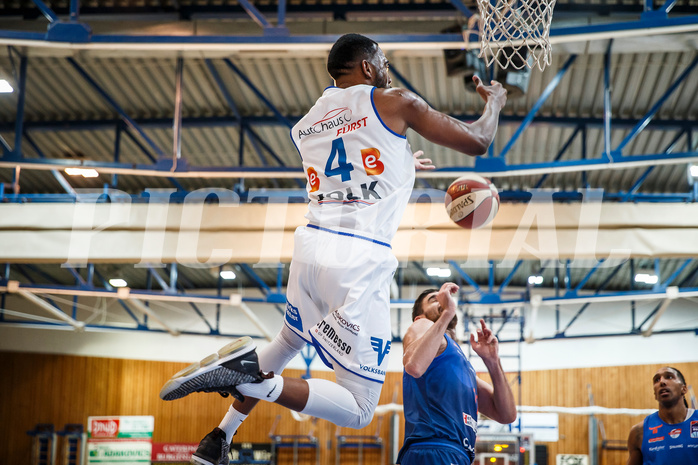 Basketball, Admiral Basketball Superliga 2019/20, Platzierungsrunde 1.Runde, Oberwart Gunners, Kapfenberg Bulls, Austin Williams (4)