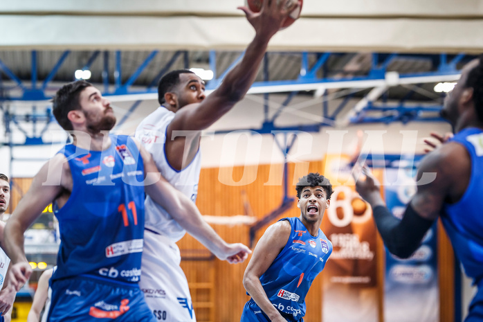 Basketball, Admiral Basketball Superliga 2019/20, Platzierungsrunde 1.Runde, Oberwart Gunners, Kapfenberg Bulls, Austin Williams (4)