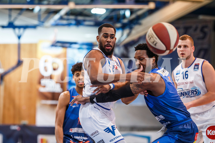 Basketball, Admiral Basketball Superliga 2019/20, Platzierungsrunde 1.Runde, Oberwart Gunners, Kapfenberg Bulls, Austin Williams (4)