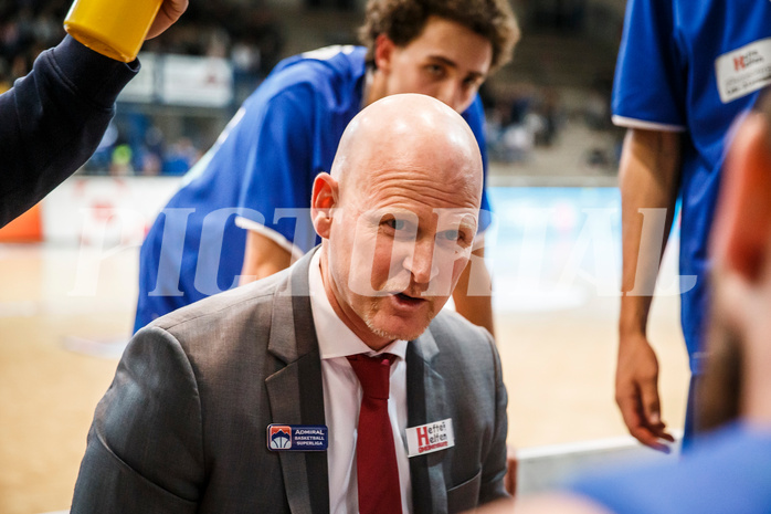 Basketball, Admiral Basketball Superliga 2019/20, Platzierungsrunde 1.Runde, Oberwart Gunners, Kapfenberg Bulls, Mike Coffin (Head Coach)