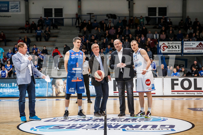 Basketball, Admiral Basketball Superliga 2019/20, Platzierungsrunde 1.Runde, Oberwart Gunners, Kapfenberg Bulls, Ehrenaufwurf