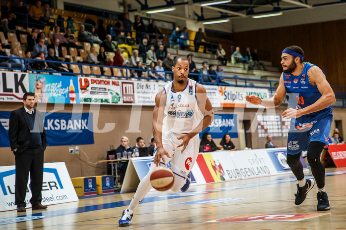 Basketball, Admiral Basketball Superliga 2019/20, Platzierungsrunde 1.Runde, Oberwart Gunners, Kapfenberg Bulls, Orion Outerbridge (8)
