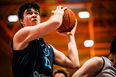 Basketball, win2day Basketball Superliga 2022/23, 1. Qualifikationsrunde, BBC Nord Dragonz, Vienna DC Timberwolves, Luka Damjanac (13)
