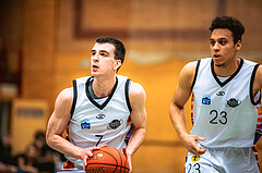 Basketball, Basketball Zweite Liga 2022/23, Grunddurchgang 19.Runde, Vienna United, UDW Alligators, Oleksandr Ponosov (7)