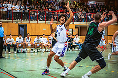 Basketball, Basketball Zweite Liga 2022/23, Grunddurchgang 19.Runde, Vienna United, UDW Alligators, Obinna Anthony Ndukwe (5)