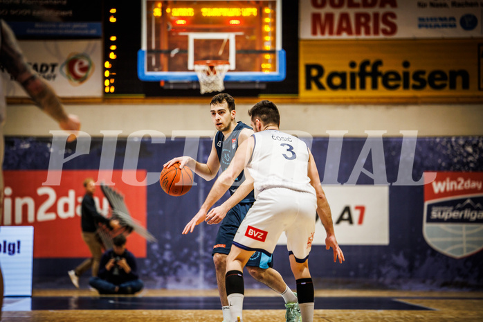 Basketball, win2day Basketball Superliga 2022/23, 1. Qualifikationsrunde, BBC Nord Dragonz, Vienna DC Timberwolves, Paul Rotter (66)