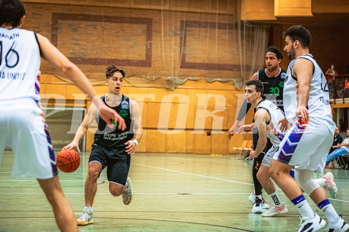Basketball, Basketball Zweite Liga 2022/23, Grunddurchgang 19.Runde, Vienna United, UDW Alligators, Simon Marek (11)