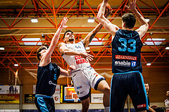 Basketball, win2day Basketball Superliga 2022/23, 1. Qualifikationsrunde, BBC Nord Dragonz, Vienna DC Timberwolves, Fabio Söhnel (44)