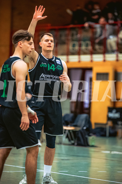 Basketball, Basketball Zweite Liga 2022/23, Grunddurchgang 19.Runde, Vienna United, UDW Alligators, Branislav Balvan (14)