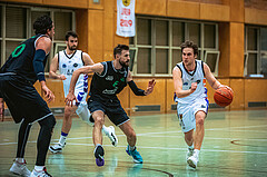 Basketball, Basketball Zweite Liga 2022/23, Grunddurchgang 19.Runde, Vienna United, UDW Alligators, Stojan Radanovic (6), Marius Witzmann (11)