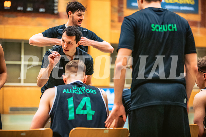 Basketball, Basketball Zweite Liga 2022/23, Grunddurchgang 19.Runde, Vienna United, UDW Alligators, Lukas Hofer (Head Coach)