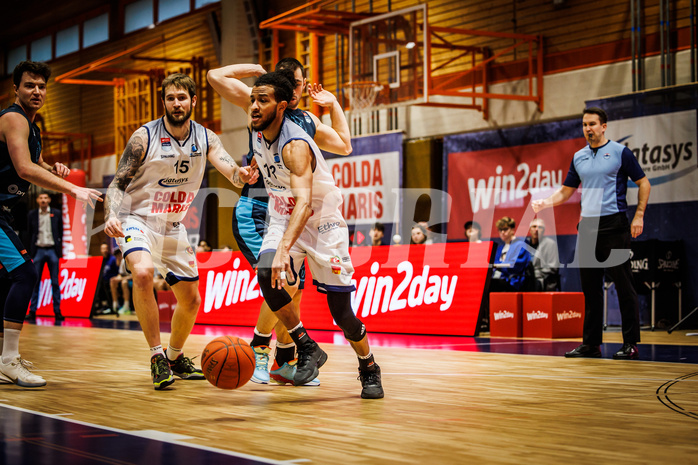 Basketball, win2day Basketball Superliga 2022/23, 1. Qualifikationsrunde, BBC Nord Dragonz, Vienna DC Timberwolves, Kyran Jordan Mc Clure (13)
