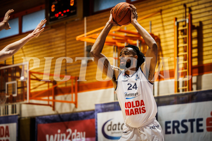 Basketball, win2day Basketball Superliga 2022/23, 1. Qualifikationsrunde, BBC Nord Dragonz, Vienna DC Timberwolves, Aristide Boya (24)
