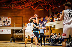 Basketball, win2day Basketball Superliga 2022/23, 1. Qualifikationsrunde, BBC Nord Dragonz, Vienna DC Timberwolves, Jakob Konzet (5)