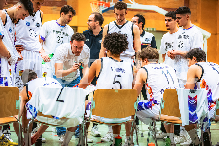 Basketball, Basketball Zweite Liga 2022/23, Grunddurchgang 19.Runde, Vienna United, UDW Alligators, Benedikt Danek (Head Coach)