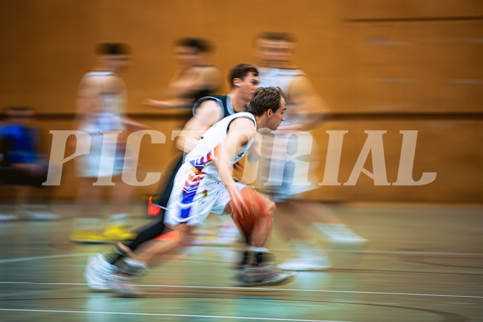 Basketball, Basketball Zweite Liga 2022/23, Grunddurchgang 19.Runde, Vienna United, UDW Alligators, Philipp Steinmeyer (12)