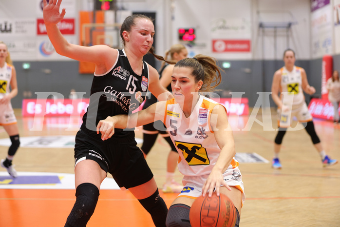 Basketball Damen Superliga 2022/23, Playoff, Semifinale Spiel 1 BK Duchess Klosterneuburg vs. Basket Flames


