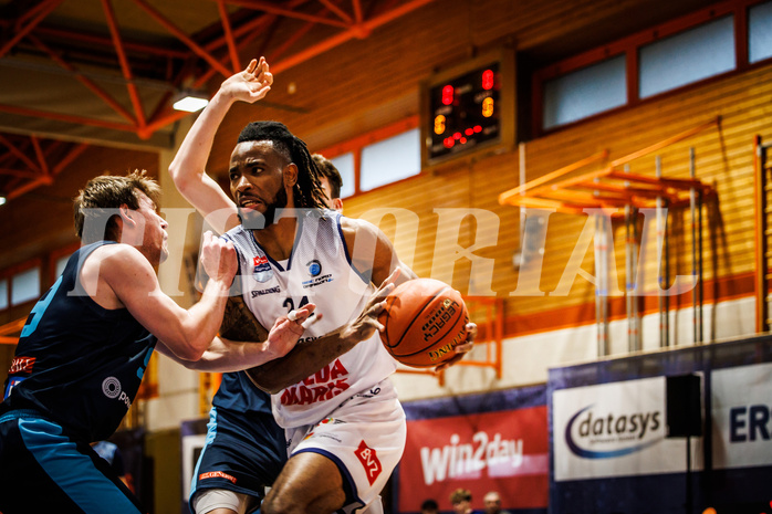 Basketball, win2day Basketball Superliga 2022/23, 1. Qualifikationsrunde, BBC Nord Dragonz, Vienna DC Timberwolves, Aristide Boya (24)