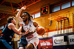 Basketball, win2day Basketball Superliga 2022/23, 1. Qualifikationsrunde, BBC Nord Dragonz, Vienna DC Timberwolves, Aristide Boya (24)