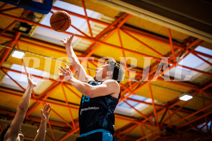 Basketball, win2day Basketball Superliga 2022/23, 1. Qualifikationsrunde, BBC Nord Dragonz, Vienna DC Timberwolves, Jonas John (99)