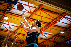 Basketball, win2day Basketball Superliga 2022/23, 1. Qualifikationsrunde, BBC Nord Dragonz, Vienna DC Timberwolves, Jonas John (99)