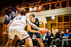 Basketball, win2day Basketball Superliga 2022/23, 1. Qualifikationsrunde, BBC Nord Dragonz, Vienna DC Timberwolves, Elias Wlasak (8)