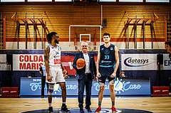 Basketball, win2day Basketball Superliga 2022/23, 1. Qualifikationsrunde, BBC Nord Dragonz, Vienna DC Timberwolves, Ehrenaufwurf