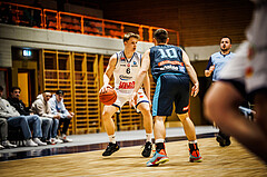 Basketball, win2day Basketball Superliga 2022/23, 1. Qualifikationsrunde, BBC Nord Dragonz, Vienna DC Timberwolves, Valentin Pasterk (6)