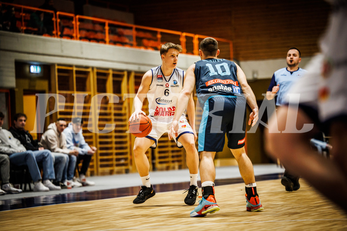 Basketball, win2day Basketball Superliga 2022/23, 1. Qualifikationsrunde, BBC Nord Dragonz, Vienna DC Timberwolves, Valentin Pasterk (6)