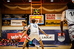 Basketball, win2day Basketball Superliga 2022/23, 1. Qualifikationsrunde, BBC Nord Dragonz, Vienna DC Timberwolves, Jakob Konzet (5)