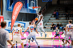 Basketball, Win2Day Superliga 2023/24, Grunddurchgang 12.Runde, Oberwart Gunners, Vienna Timberwolves, Shaquille Rombley (5)