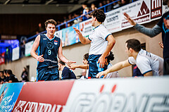 Basketball, Win2Day Superliga 2023/24, Grunddurchgang 12.Runde, Oberwart Gunners, Vienna Timberwolves, Philipp D'Angelo (9)