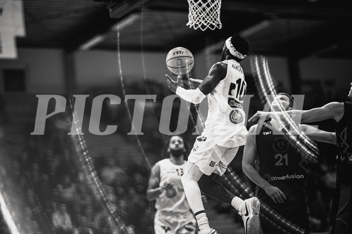 Basketball, Win2Day Superliga 2023/24, Grunddurchgang 12.Runde, Oberwart Gunners, Vienna Timberwolves, Munis Tutu (10)