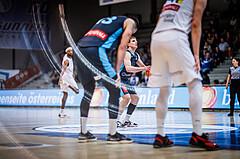 Basketball, Win2Day Superliga 2023/24, Grunddurchgang 12.Runde, Oberwart Gunners, Vienna Timberwolves, Elias Wlasak (8)