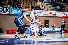 Basketball, Win2Day Superliga 2023/24, Grunddurchgang 12.Runde, Oberwart Gunners, Vienna Timberwolves, Munis Tutu (10)