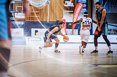 Basketball, Win2Day Superliga 2023/24, Grunddurchgang 12.Runde, Oberwart Gunners, Vienna Timberwolves, Elias Wlasak (8)