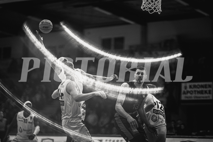 Basketball, Win2Day Superliga 2023/24, Grunddurchgang 12.Runde, Oberwart Gunners, Vienna Timberwolves, Munis Tutu (10)