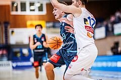Basketball, Win2Day Superliga 2023/24, Grunddurchgang 12.Runde, Oberwart Gunners, Vienna Timberwolves, Jonas John (99)