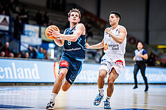 Basketball, Win2Day Superliga 2023/24, Grunddurchgang 12.Runde, Oberwart Gunners, Vienna Timberwolves, Elias Wlasak (8)