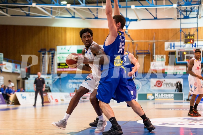 Basketball, ABL 2016/17, Grunddurchgang 33.Runde, Oberwart Gunners, Gmunden Swans, Jamari Traylor (9)