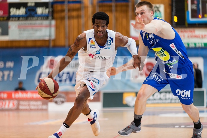 Basketball, ABL 2016/17, Grunddurchgang 33.Runde, Oberwart Gunners, Gmunden Swans, Andell Cumberbatch (13)