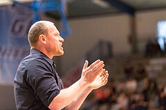 Basketball, ABL 2016/17, Grunddurchgang 33.Runde, Oberwart Gunners, Gmunden Swans, Bernd Wimmer (Headcoach)