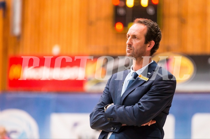 Basketball, ABL 2016/17, Grunddurchgang 33.Runde, Oberwart Gunners, Gmunden Swans, Chris Chougaz (Coach)