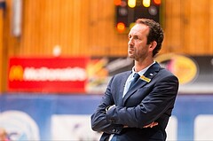 Basketball, ABL 2016/17, Grunddurchgang 33.Runde, Oberwart Gunners, Gmunden Swans, Chris Chougaz (Coach)